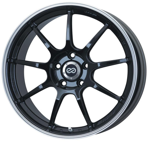 Enkei RSM9 Piano Black Wheels for 1990-1996 NISSAN 300ZX - 19x8.5 30 mm - 19" - (1996 1995 1994 1993 1992 1991 1990)