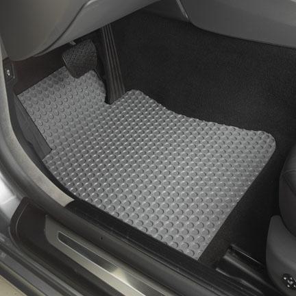 Lloyd Mats Rubbertite All Weather Front & Rear Mat for 1941-1941 Cadillac Series 67 [Sedan||With Foot Rest Notch] - (1941)