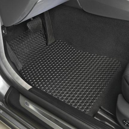 Lloyd Mats Rubbertite All Weather 1 Piece 2nd Row Mat for 2009-2011 Chevrolet Traverse [2nd Row Captains|Without Optional Console||80% Coverage Seat Can Slide] - (2011 2010 2009)