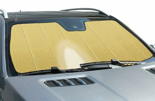 Intro-Tech Automotive Ultimate Reflector Folding Shade (Gold) Sun Shade Heat Shield 2021-2020 Ford Expedition   For Models w/Driver Assist - [] - FD-907A-RG