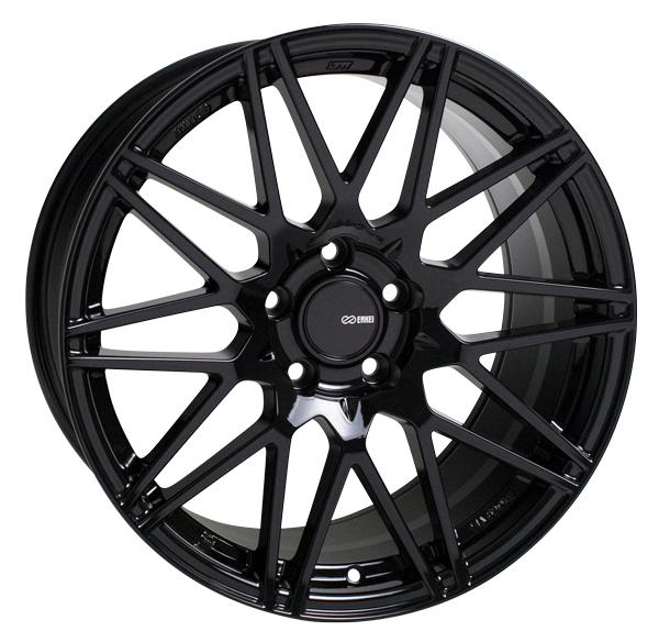 Enkei TMS Gloss Black Wheels for 1990-1995 MAZDA 929 - 18x8 45 mm - 18" - (1995 1994 1993 1992 1991 1990)