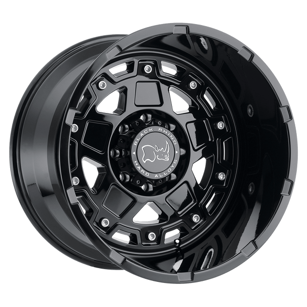 Black Rhino COMBAT GLOSS BLACK Wheels for 2010-2020 FORD F-150 [] - 18X9.5 6 mm - 18"  - (2020 2019 2018 2017 2016 2015 2014 2013 2012 2011 2010)