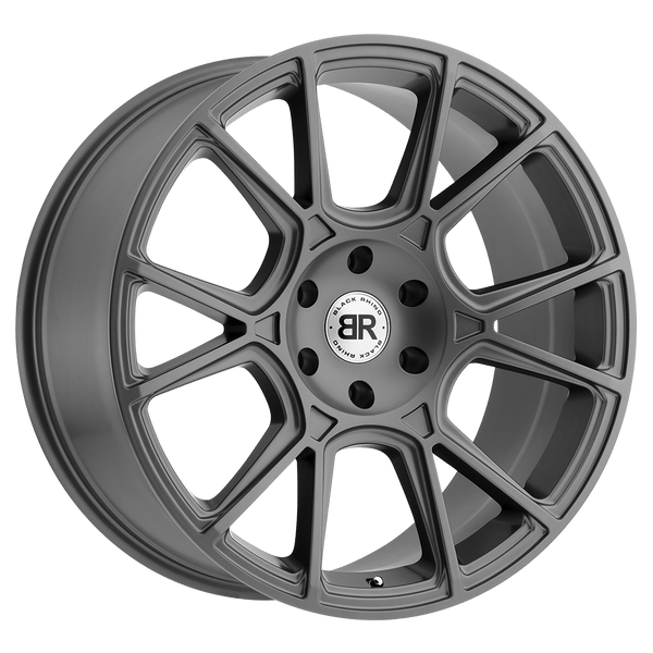 Black Rhino MALA MATTE GUNMETAL Wheels for 2022-2022 JEEP GRAND WAGONEER [] - 20X9.5 15 MM - 20"  - (2022)