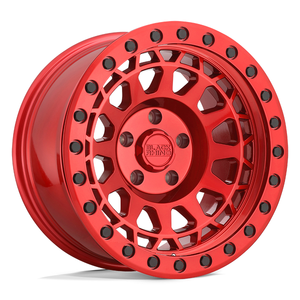 Black Rhino PRIMM CANDY RED W/ BLACK BOLTS Wheels for 2021-2022 FORD BRONCO [] - 17X8.5 -30 MM - 17"  - (2022 2021)