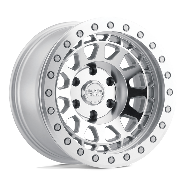 Black Rhino PRIMM SILVER W/ MIRROR FACE & MACHINED RING Wheels for 2010-2020 FORD F-150 [] - 17X8.5 0 MM - 17"  - (2020 2019 2018 2017 2016 2015 2014 2013 2012 2011 2010)