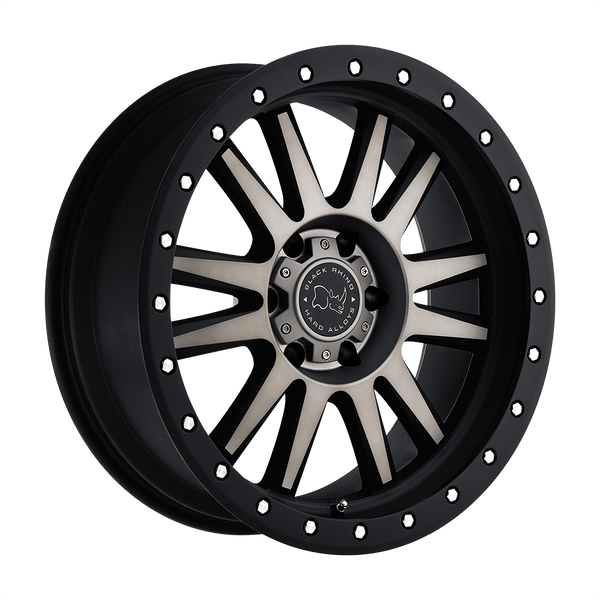 Black Rhino TANAY MATTE BLACK W/ MACHINED FACE & DARK MATTE TINT Wheels for 2017-2020 ACURA MDX [] - 18X8 32 mm - 18"  - (2020 2019 2018 2017)