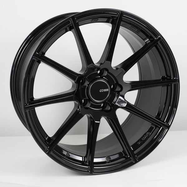 Enkei TS10 Gloss Black Wheels for 2019-2022 HONDA INSIGHT [] - 18x8 40 mm - 18"  - (2022 2021 2020 2019)