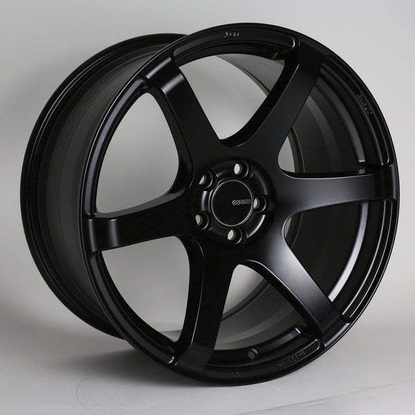 Enkei TS6 Matte Black Wheels for 1996-1998 ACURA TL 3.2 - 17x8 40 mm - 17" - (1998 1997 1996)