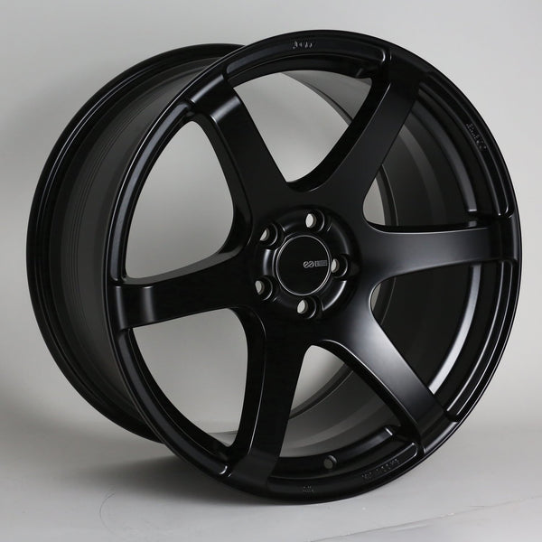 Enkei TS6 Matte Black Wheels for 2014-2019 ACURA RLX - 18x8.5 35 mm - 18" - (2019 2018 2017 2016 2015 2014)