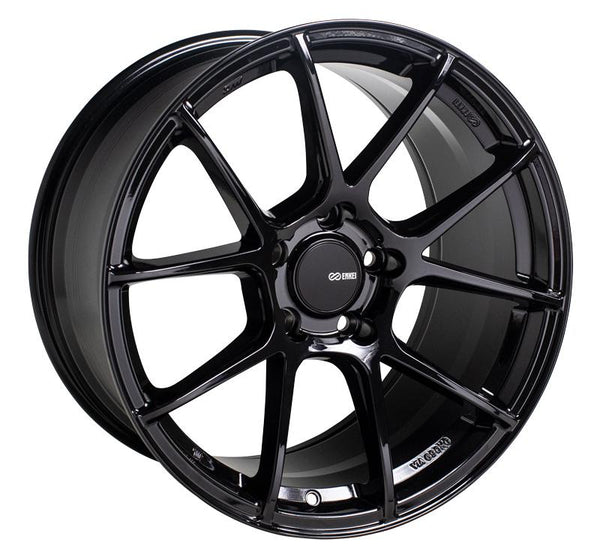 Enkei TSV Gloss Black Wheels for 1995-2003 MAZDA MILLENIA - 18x8 45 mm - 18" - (2003 2002 2001 2000 1999 1998 1997 1996 1995)