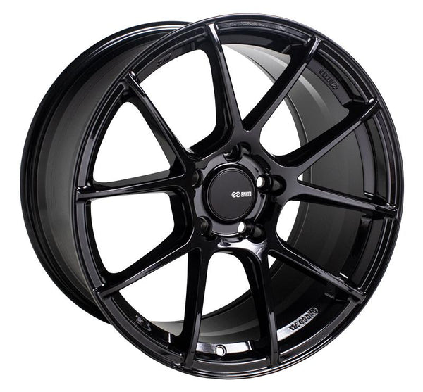 Enkei TSV Gloss Black Wheels for 2007-2013 ACURA MDX - 18x8.5 38 mm - 18" - (2013 2012 2011 2010 2009 2008 2007)