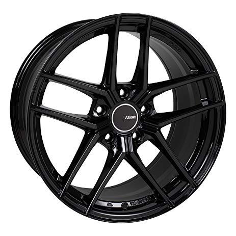 Enkei TY-5 Gloss Black Wheels for 1993-2004 CHRYSLER CONCORDE - 19x8 40 mm - 19" - (2004 2003 2002 2001 2000 1999 1998 1997 1996 1995 1994 1993)