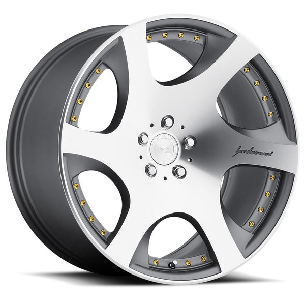 MRR VP3 Gunmetal w/ Gold Rivets Wheels for 2015-2019 ACURA TLX SH-AWD - 19x8.5 35 mm - 19" - (2019 2018 2017 2016 2015)