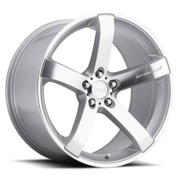 MRR VP5 Silver Machined Face Wheels for 2016-2016 CHEVROLET MALIBU - 18x8.5 35 mm - 18" - (2016)