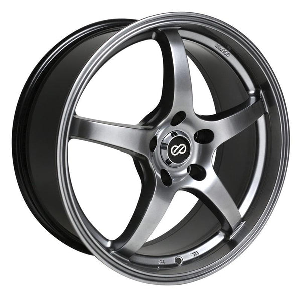 Enkei VR5 Hyper Black Wheels for 1995-1999 AUDI A5 - 18x8 45 mm - 18" - (1999 1998 1997 1996 1995)