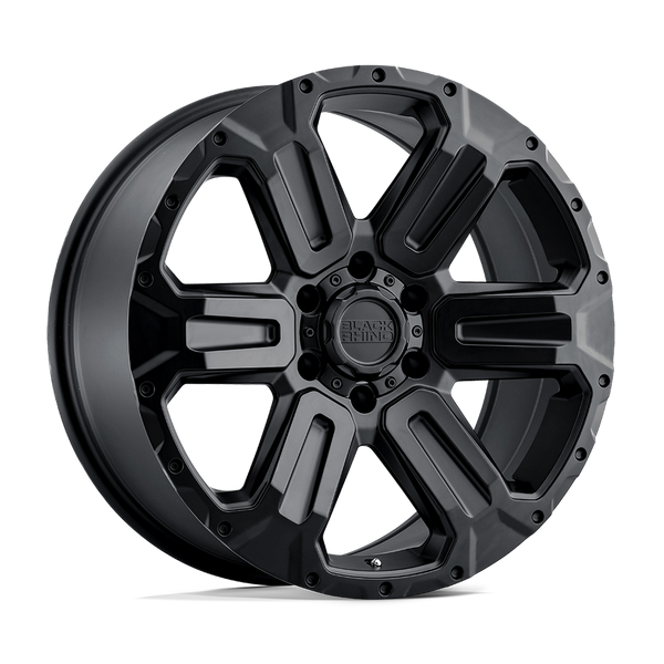 Black Rhino WANAKA MATTE BLACK Wheels for 2015-2020 ACURA TLX [] - 17X8.5 35 MM - 17"  - (2020 2019 2018 2017 2016 2015)