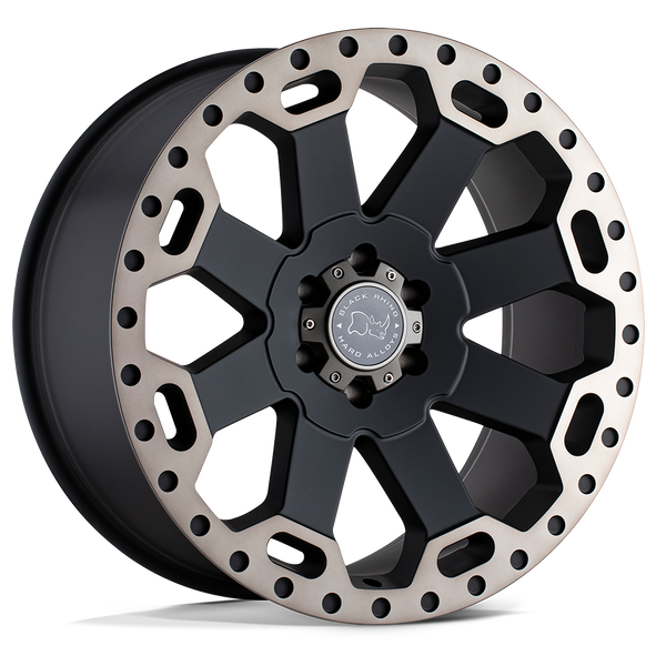 Black Rhino WARLORD MATTE BLACK W/ MACHINED DARK TINT Wheels for 2019-2023 ACURA RDX [] - 18X8 35 mm - 18"  - (2023 2022 2021 2020 2019)