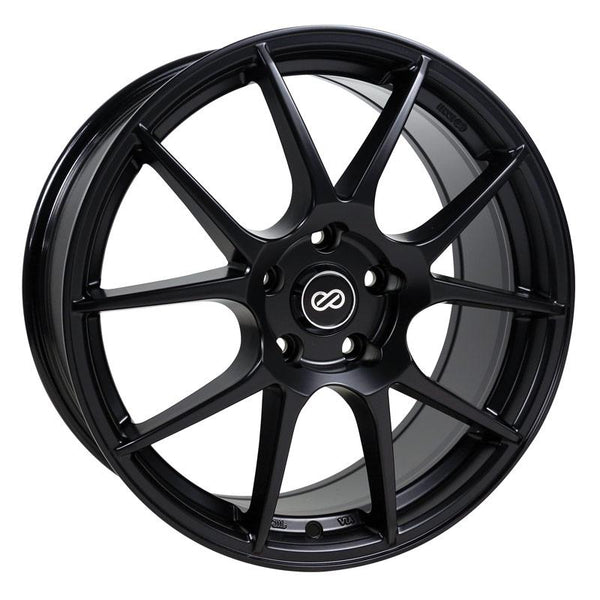 Enkei YS5 Matte Black Wheels for 2008-2014 CADILLAC CTS COUPE [RWD Only] - 18x8 42 mm - 18" - (2014 2013 2012 2011 2010 2009 2008)