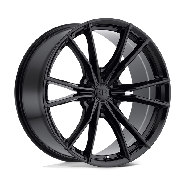 Black Rhino ZION GLOSS BLACK Wheels for 2008-2015 NISSAN TITAN [] - 22X9.5 20 mm - 22"  - (2015 2014 2013 2012 2011 2010 2009 2008)